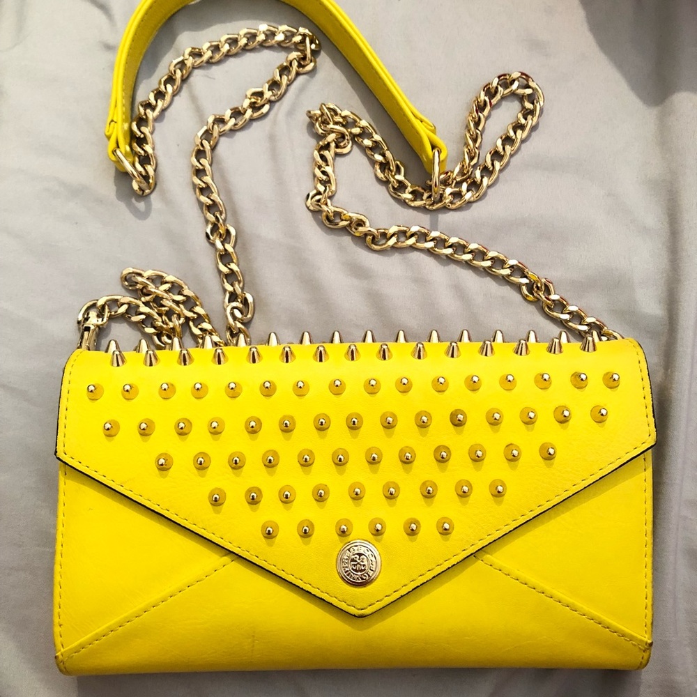 Yellow Rebecca Minkoff clutch/wallet